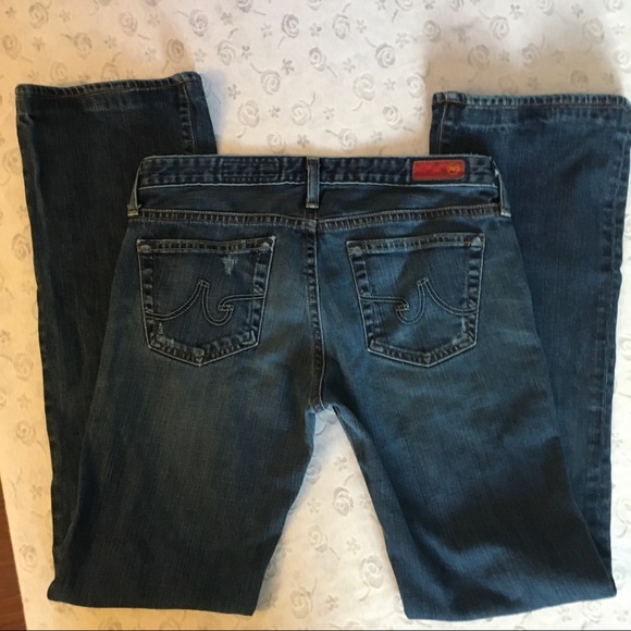 AG Adriano Goldschmeid Angel distressed bootcut jeans size 27 - Picture 6 of 8